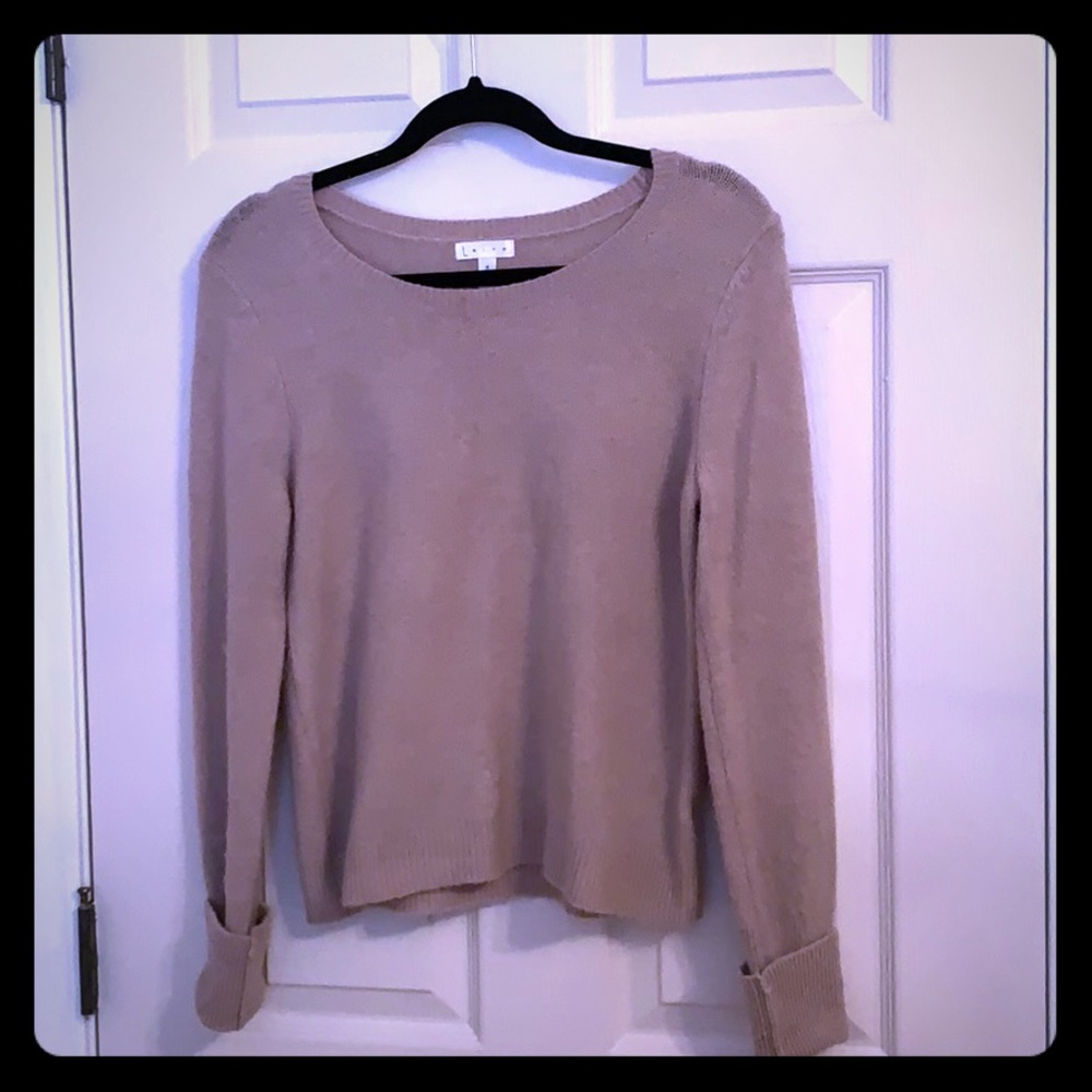 Leith long sleeve pullover sweater